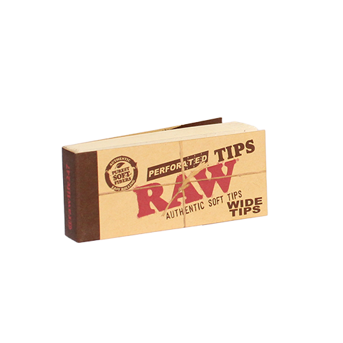 RAW CLASSIC WIDE PERFORATED TIPS