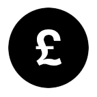 GBP Sterling Symbol Icon