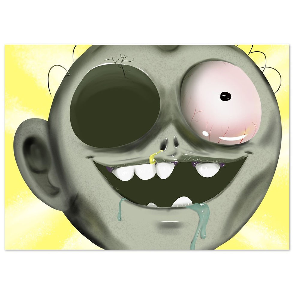 Thumbnail: ZOMBIE Close UP Poster