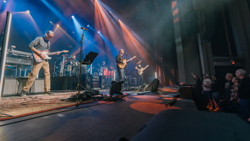A concert photo of Umphrey's McGee performing live in Morristown, NJ. The photo is taken by Ryan Downey Jr. for S!CK Entertainment