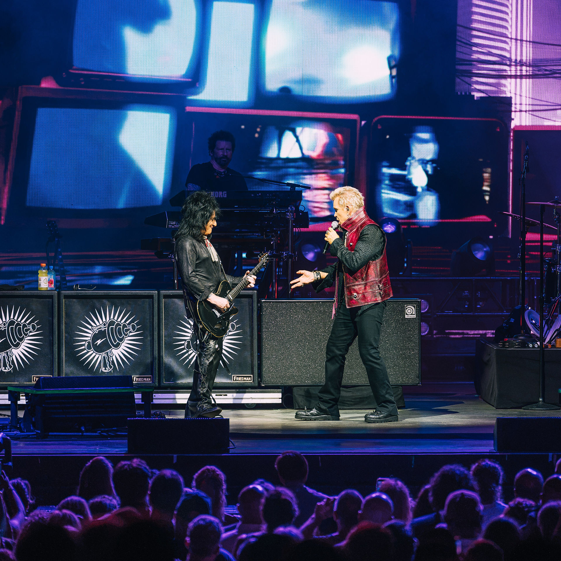 Billy Idol and Steve Stevens performing live in Virginia Beach on his "It's Nice to Tour Again" tour. Photo by Ryan Downey Jr.
