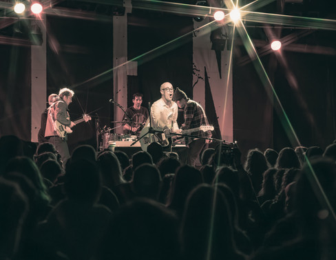 A concert photo of Hellogoodbye performing live at Starland Ballroom in Sayreville, NJ. The photo is taken by concert photographer Ryan Downey Jr for S!CK Entertainment