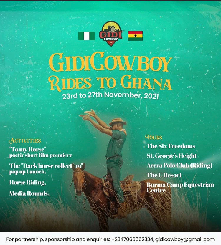 GiDi Cowboy Rides to Ghana