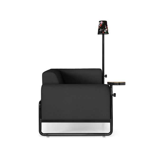 black PK8 armchair - Studio Paulo Kobylka