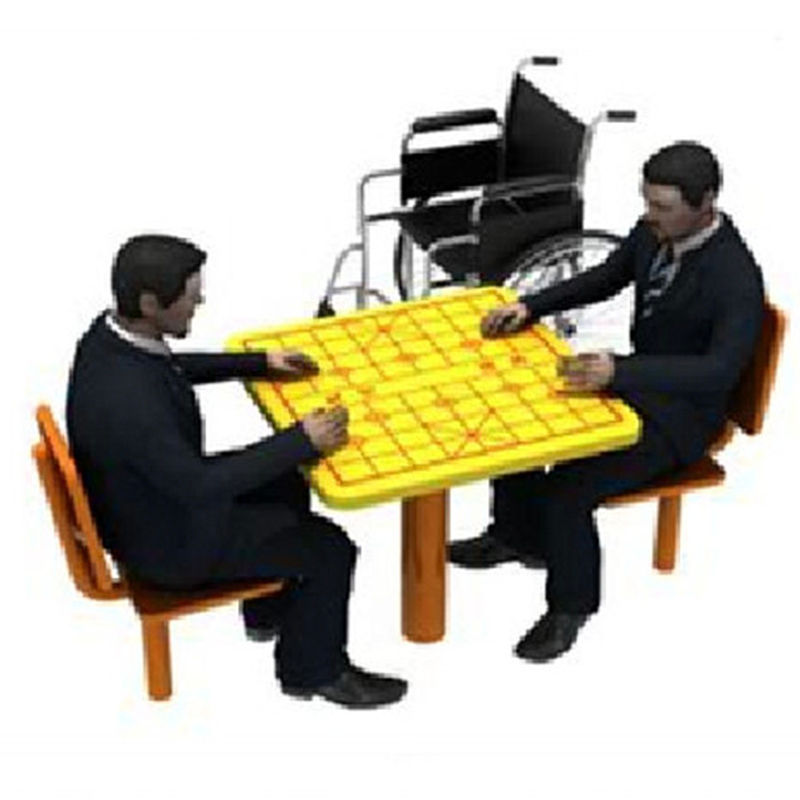 Máquina de plaza para Inclusivos - Extensión de brazos