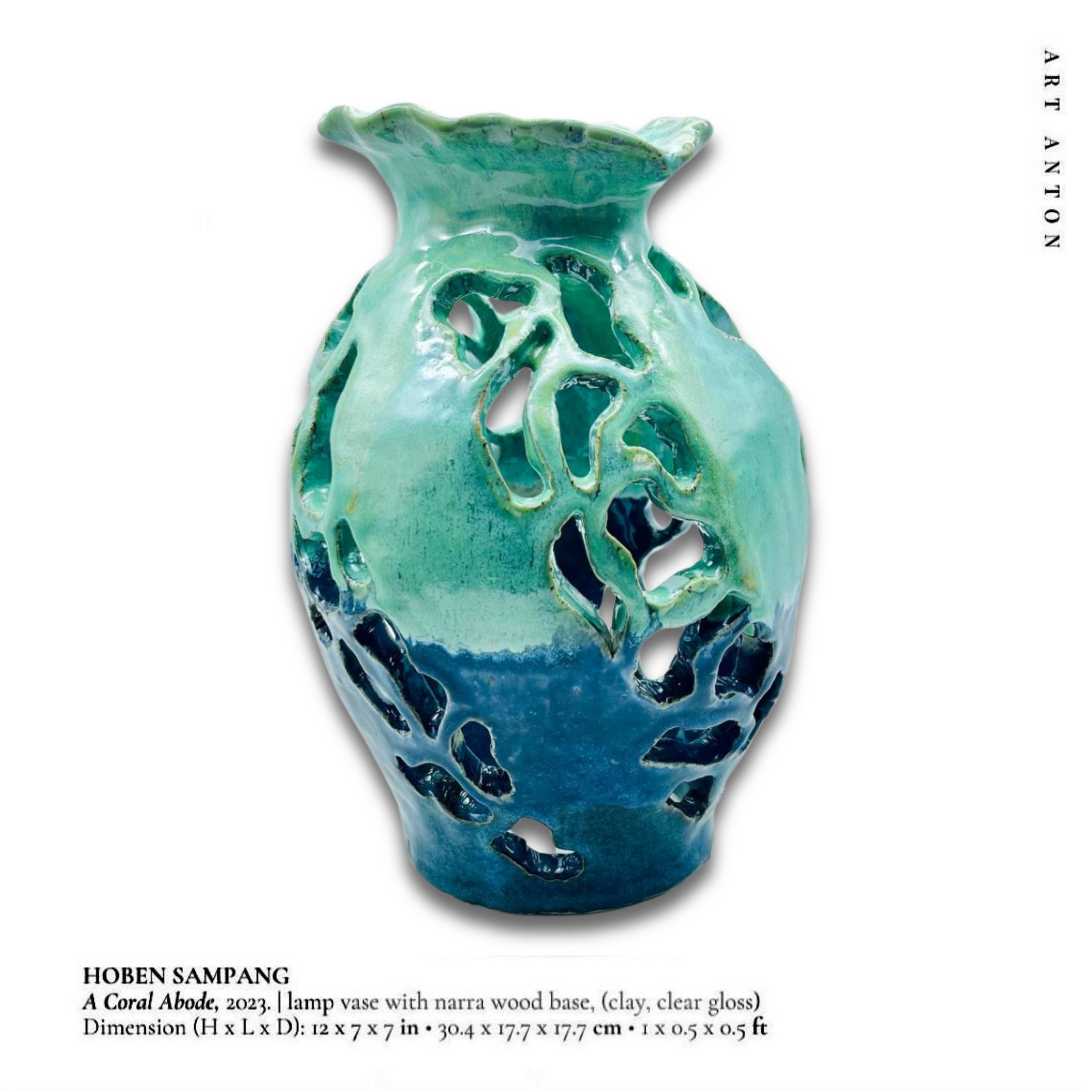 Lamp Vase: A Coral Abode
