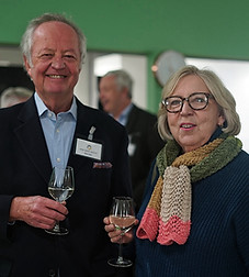 Bob Long, Chair of Trustees New Park and Anne Maire Chichester Cinema