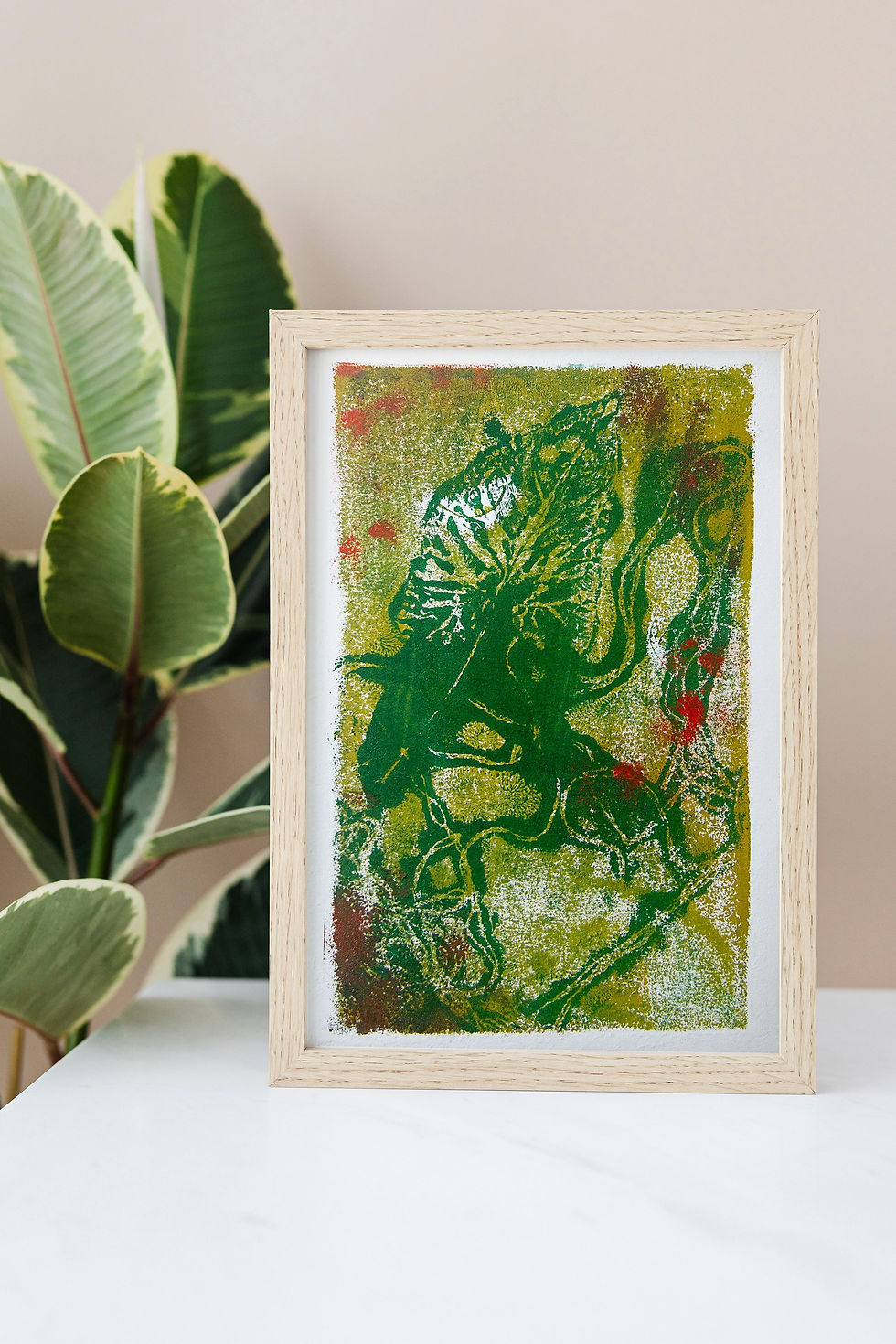 Miniatura: Monotipia (original) - 22,5 x 15 cm