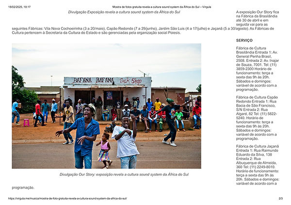 Mostra de fotos gratuita revela a cultura sound system da África do Sul – Vírgula-imagens-