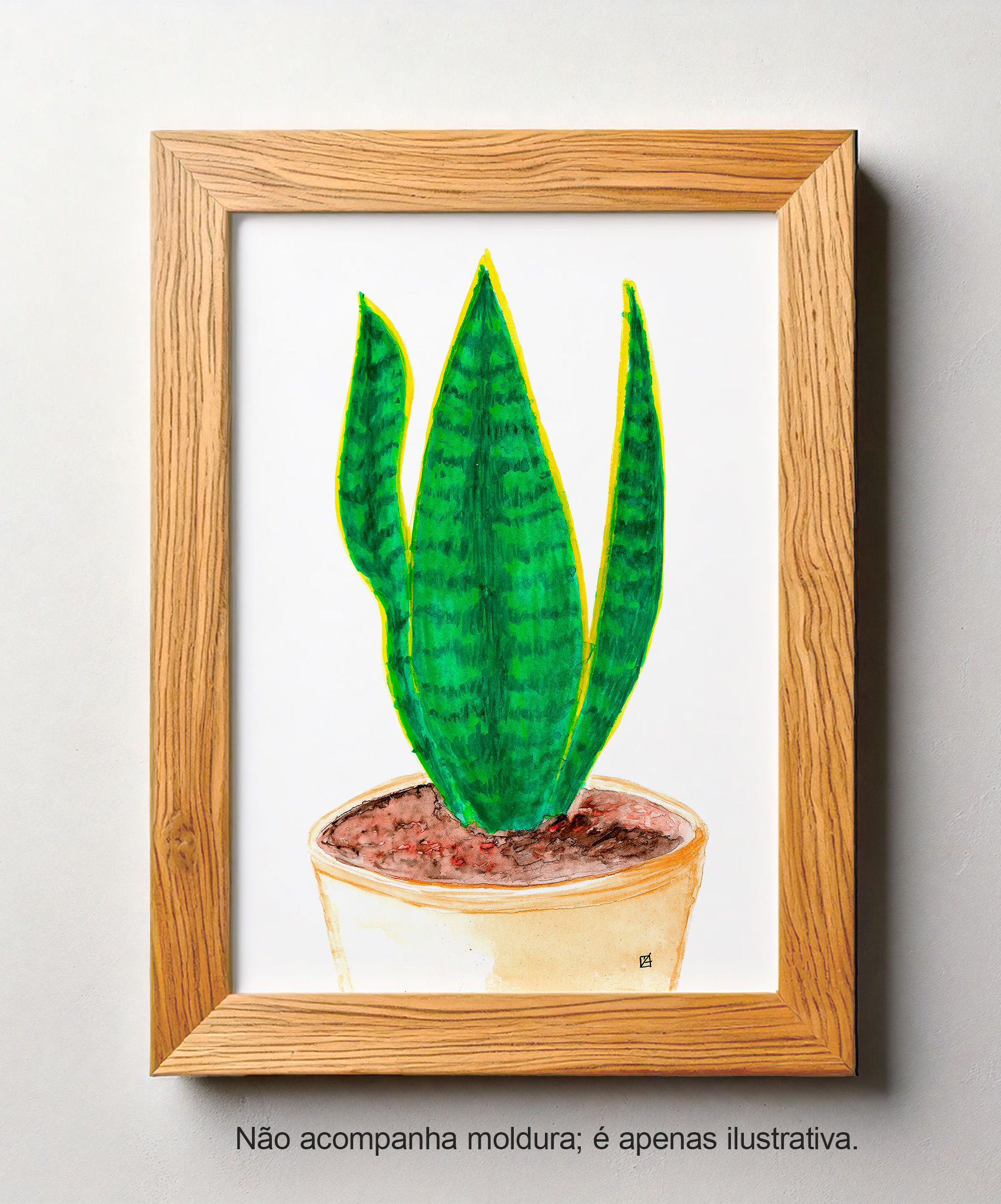 Impressão Fine Art Espada de Santa Bárbara (ver opções) - A partir