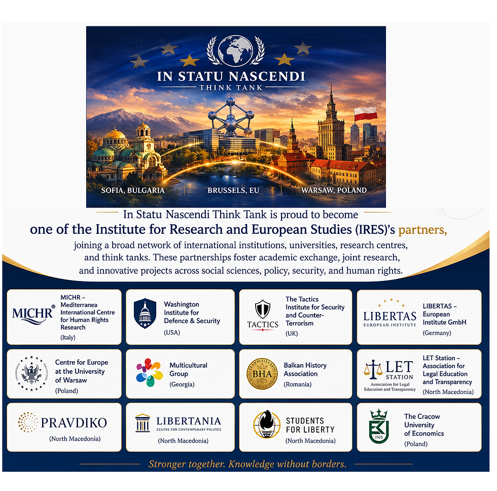On In Statu Nascendi's collaboration with Research and European Studies (IRES)