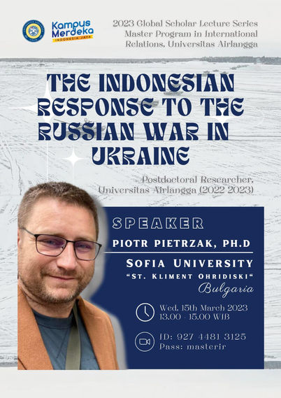 The Indonesian Response to the Russian War in Ukraine