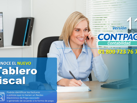 ¿Necesitas un Auditor Fiscal? Nuevo Tablero Fiscal en CONTPAQi Contabilidad