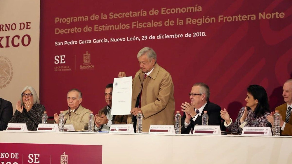 estimulo fiscal en zona fronteriza