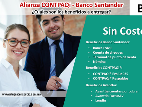 Alianza CONTPAQi - Banco Santander