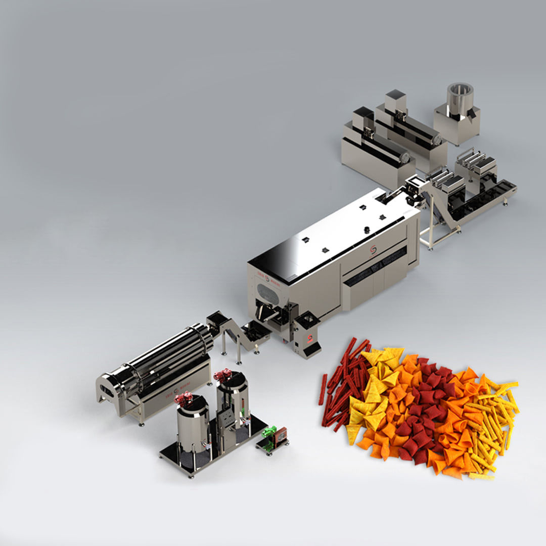 Chips production line