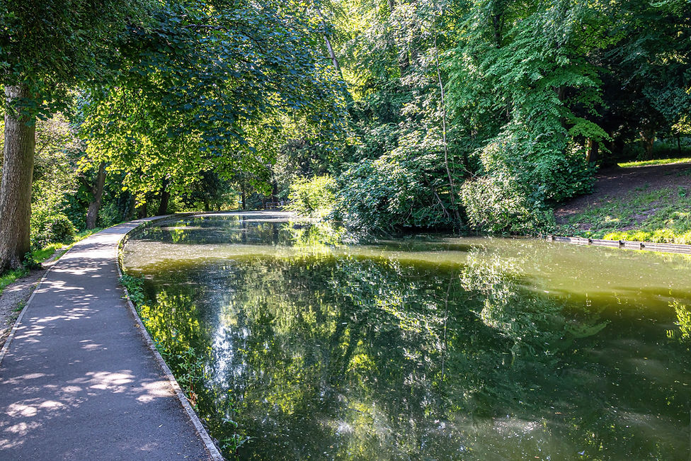 The Dam in The Rye park, High Wycombe, Buckinghamshire, England, UK.jpg