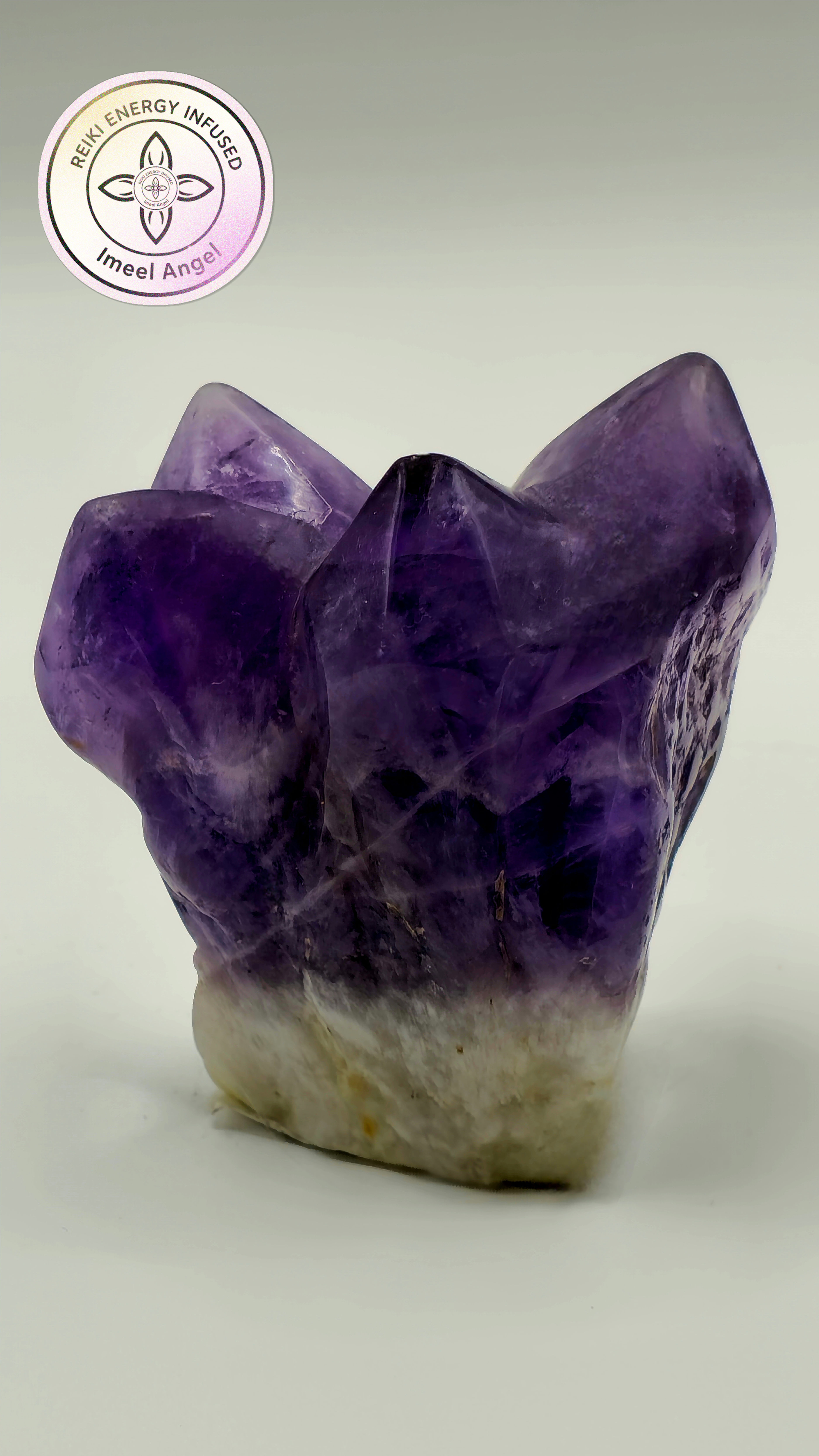 Amethyst diamond~Reiki infused. Light Code