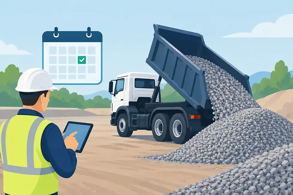 How to Schedule Bulk Gravel Delivery Right