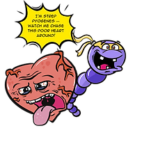 Acut rheumatic fever comic art
