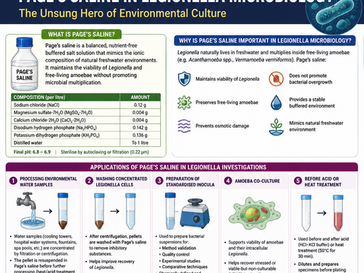Page's Saline in Legionella Microbiology: The Unsung Hero of Environmental Culture