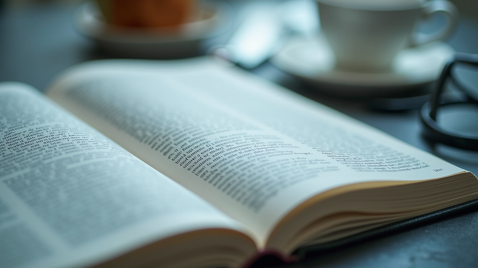 Eye-level view of a medical textbook open on microbiology chapters