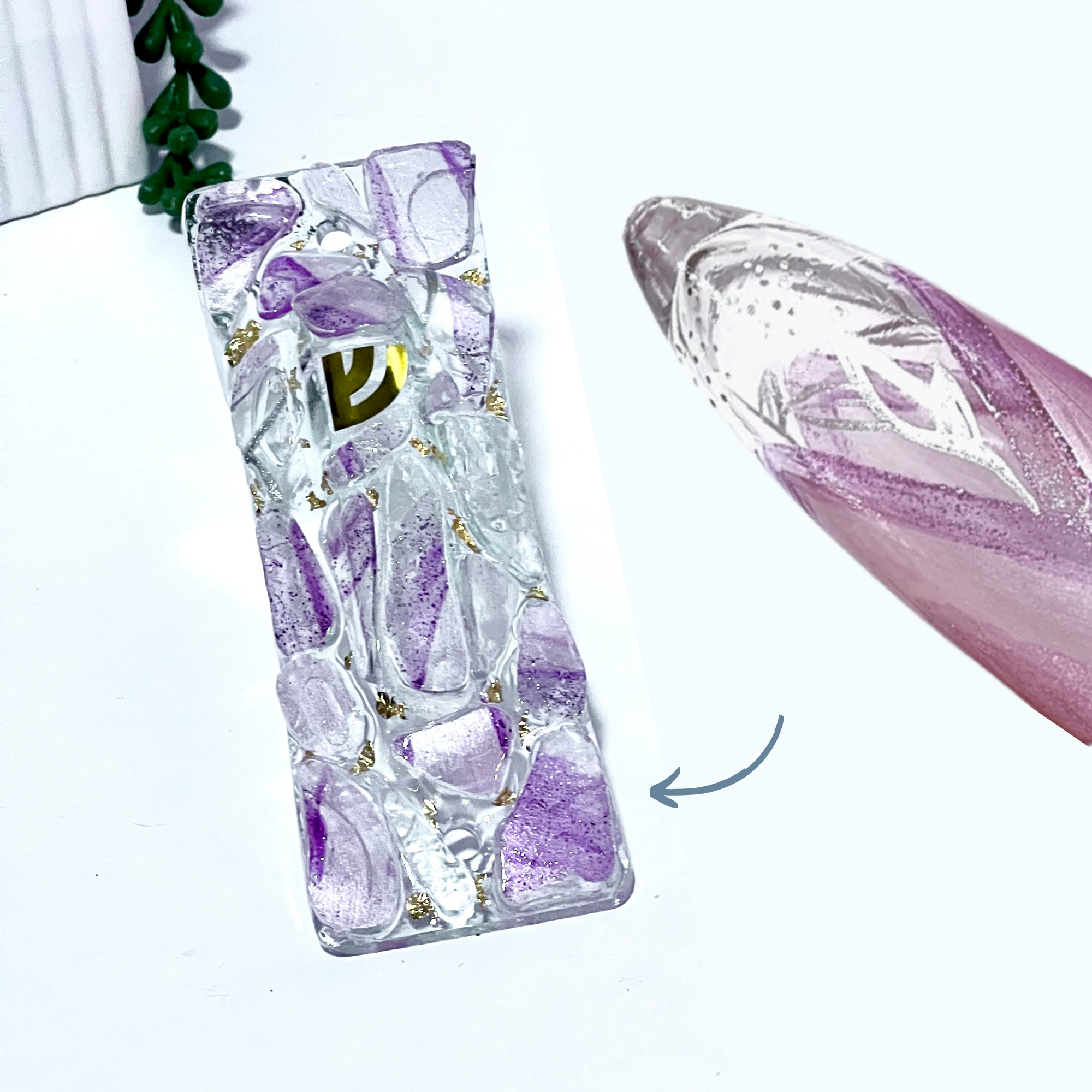 Glass Mezuzah: Personalize Your Chuppah Kit