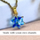 Thumbnail: Personalized Necklace shape small Magen David with your shards