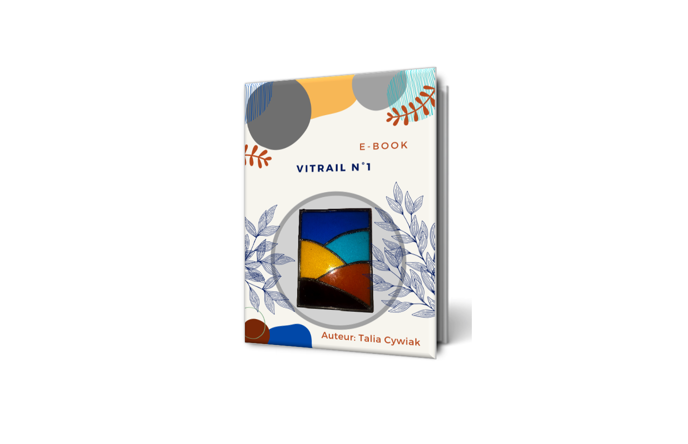 E-book + patron - DIY vitrail - vagues