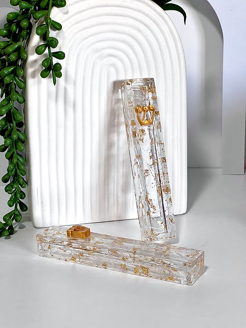 Wedding Glass Shard Mezuzah