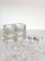 Thumbnail: Shabbat Candlesticks Short Square: Transform Your Wedding Glass Shards