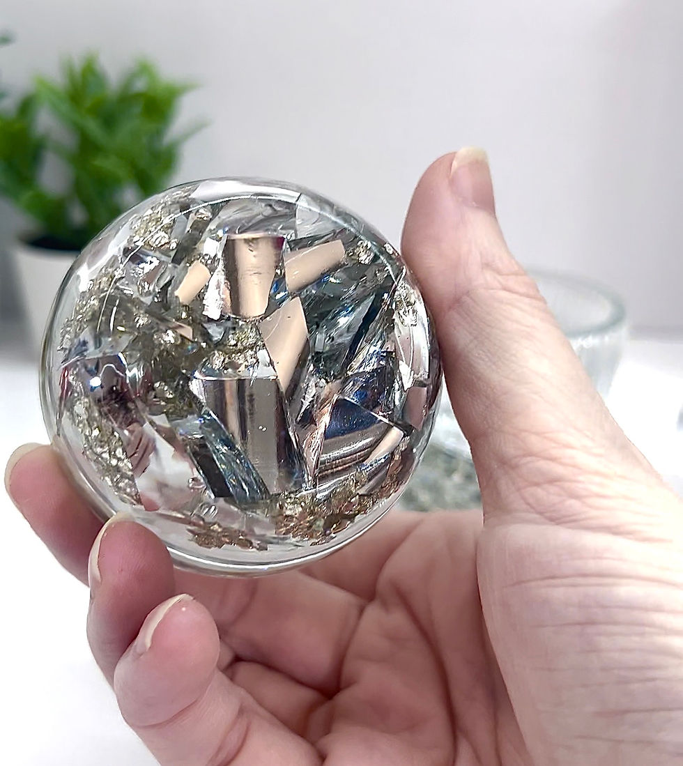 Thumbnail: A pair of Shabbat Candlesticks: Transform Your Own Wedding Glass Shards - talia-c.com