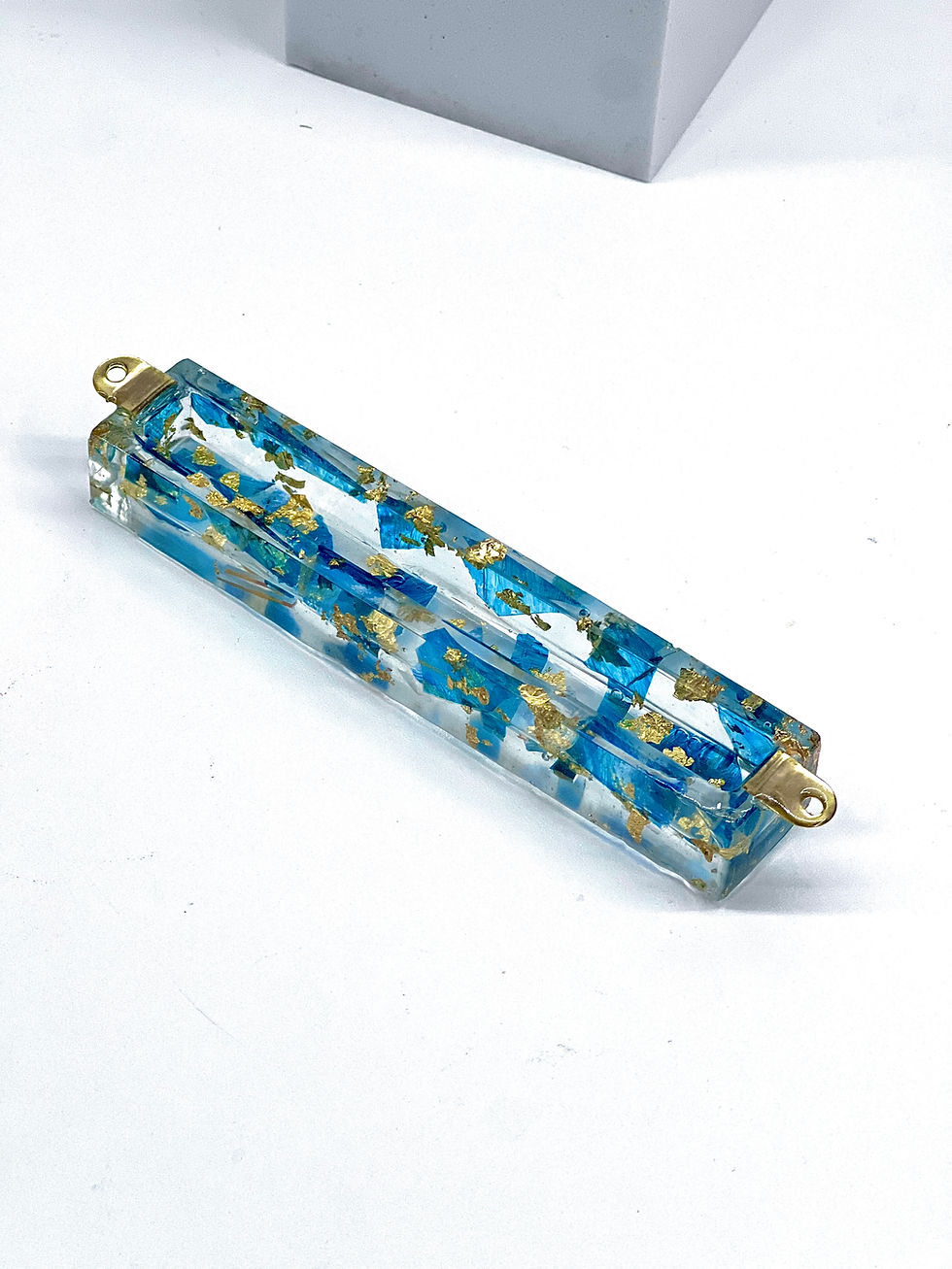 Thumbnail: Resin Mezuzah with Hooks: Transform Your Own Wedding Glass Shards