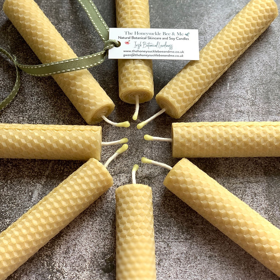 Thumbnail: Hand-rolled Beeswax Candles
