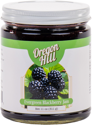 11oz. Evergreen Blackberry Jam | Oregon Hill Farms