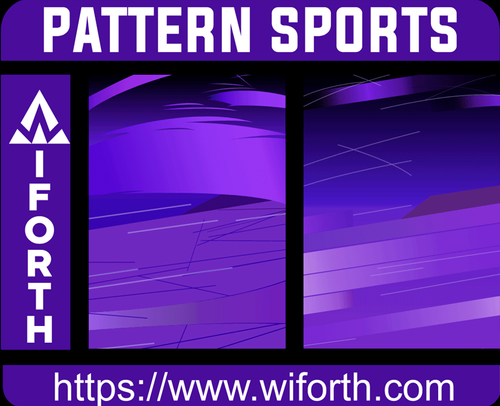 SPORTS PATTERN PURPLE GRADIENT | Wiforth