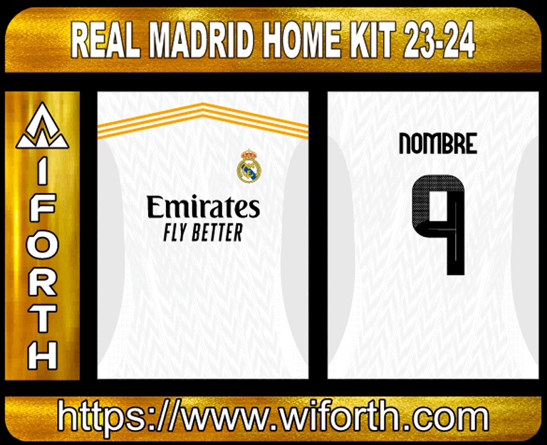 REAL MADRID HOME KIT 23-24