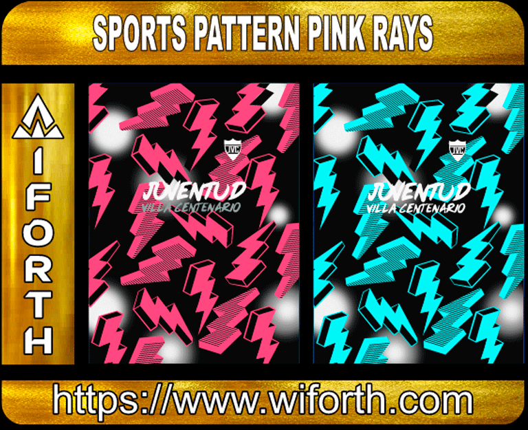 SPORTS PATTERN PIN RAYS