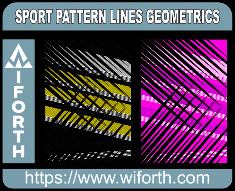 SPORTS PATTERN LINES GEOMETRICS