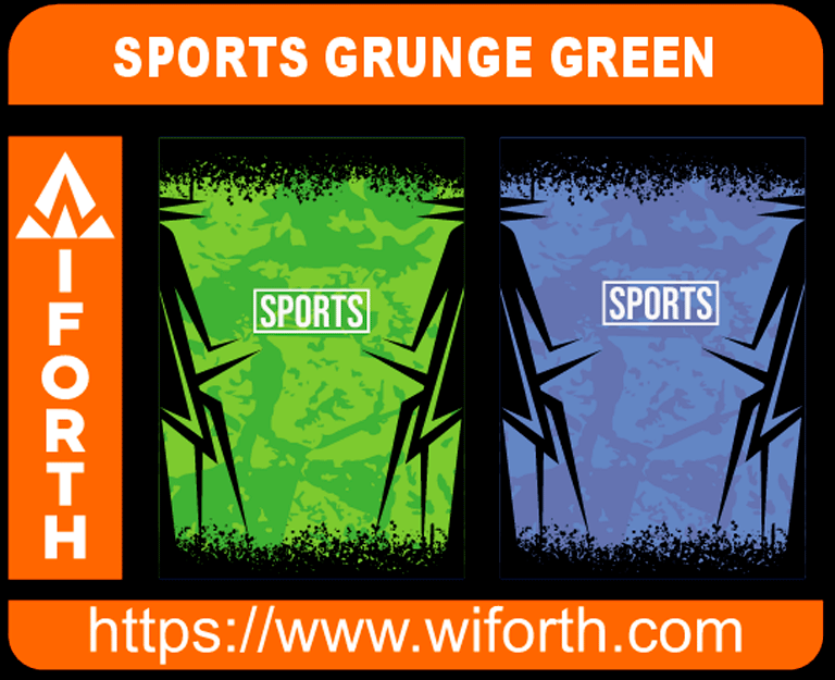 SPORTS GRUNGE GREEN