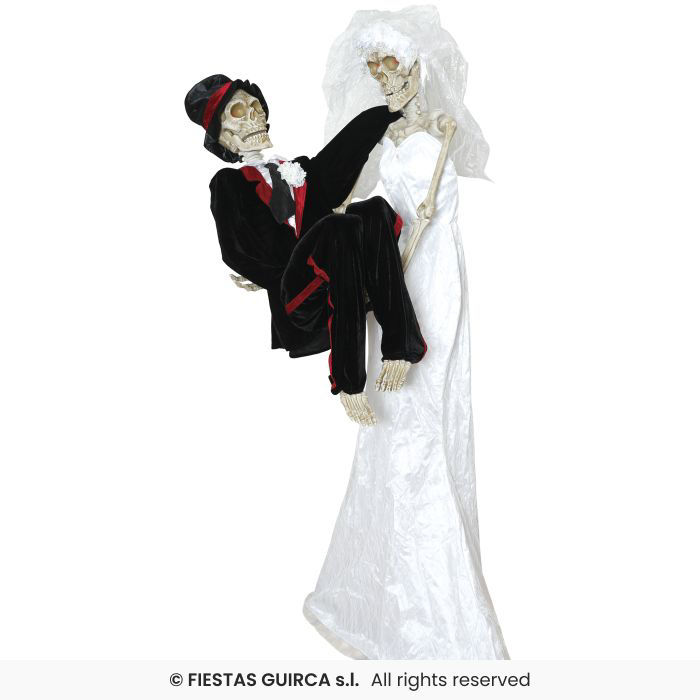 Miniatyrbilde: Bride and groom, light, sound and movement, 190 cm (metal base). 29859