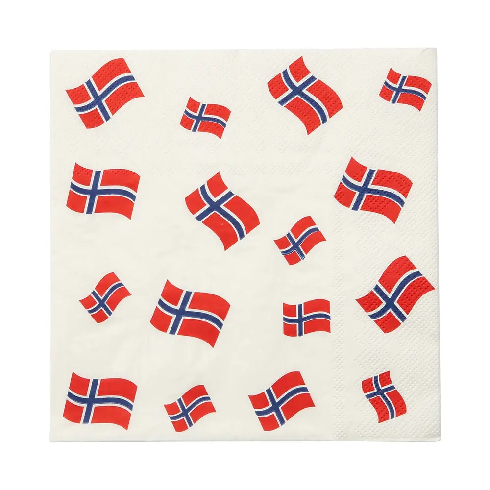 PAPER NAPKINS 33 X 33 NORWAY 16-PK. 71757