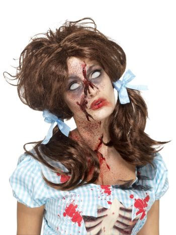 Zombie Bloody Country Girl Wig 46857 S