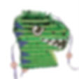 PINATA FOLDABLE DINO 78997  