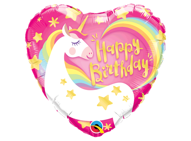 Birthday Magical Unicorn Balloon. Varenr: 45057319