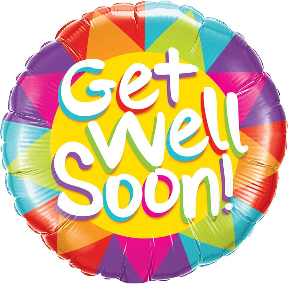 Get Well Soon Folieballong. 49206