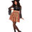 Miniatyrbilde: Vintage Witch Costume, Orange. 63012 Smiffys