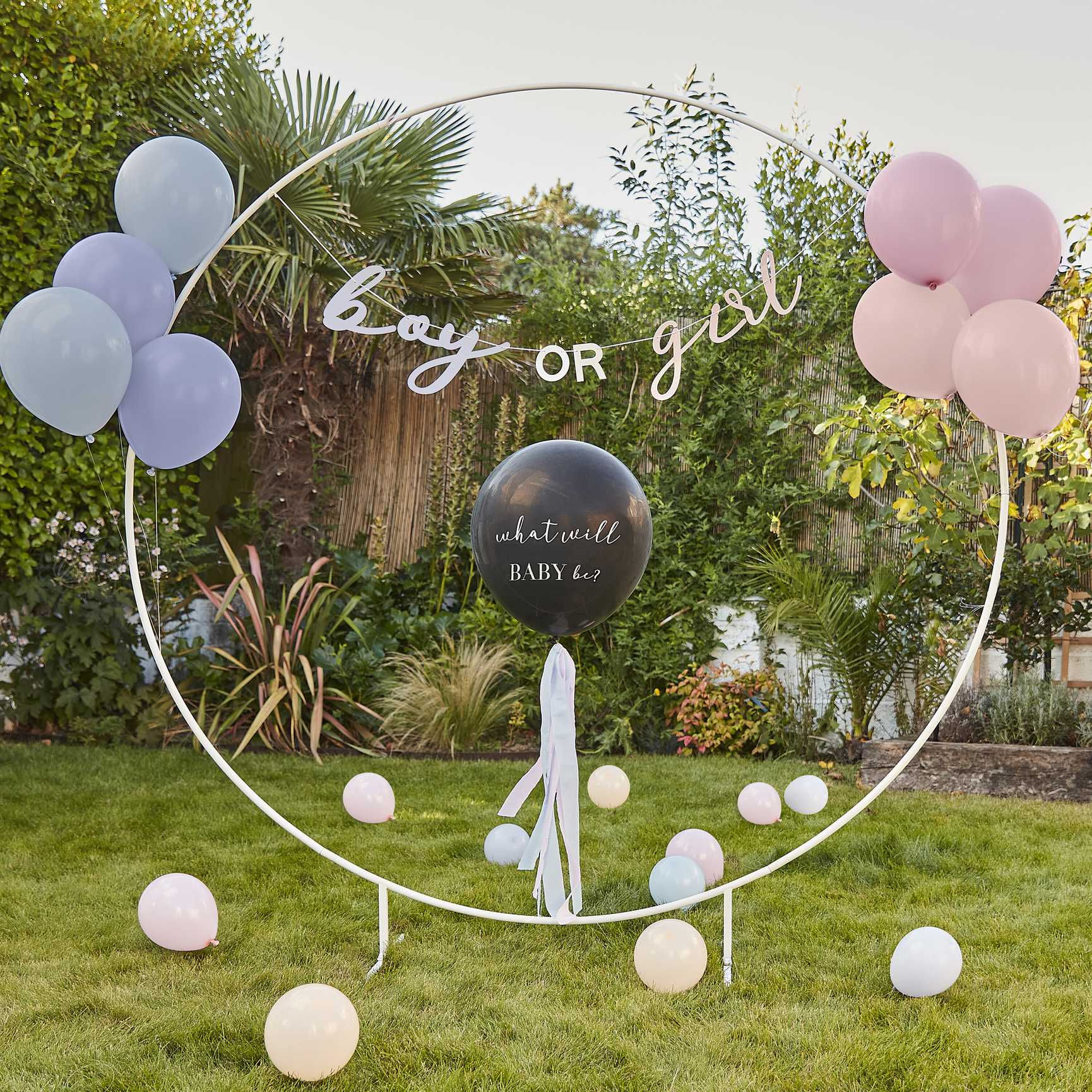 What Will Baby Be Gender Reveal Balloon Kit Product Code:  HEB-126