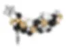 Balloon garland Stars, mix, 167x135 cm GBN14 partydeco