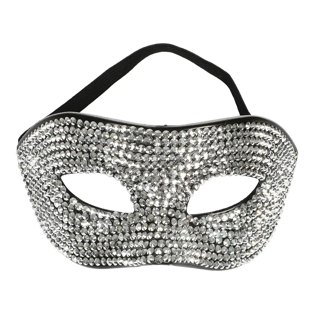 MASK RHINESTONE SILVER. 96513